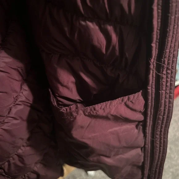 MICHAEL Kors Quilted Hooded packable Puffer Jacket - Plum - Picture 5 of 7